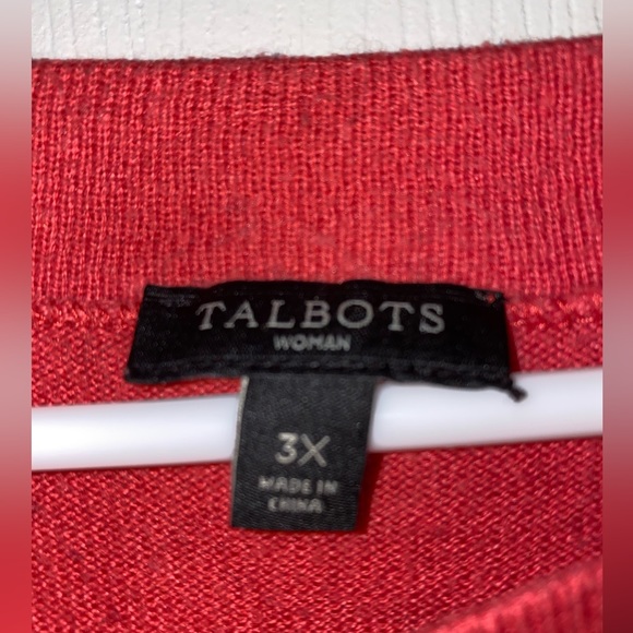 TALBOTS SPORTY STRIPE COLORBLOCK LOUNGE TUNIC 3X - Picture 3 of 3